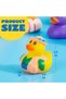 30 Pcs Rubber Ducks, Assortment Mini Rubber Duckie Toys with Mesh Carry Bag for Kids Baby Bath Shower Toys, Birthday Gifts, Summer Beach Pool Activity, Carnival, Holiday Party Favors - 5