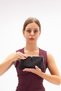 Renira Women's Evening Dress Handbag Black Satin - 2