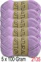 Diva Natural Cotton 2135 Lilac (Pack of 5)