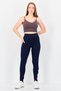 Women Sportswear Fit Training Leggings, Navy - 2