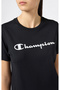 Short-Sleeve Tee Women's Black T-Shirt - 118428-Kk001 - 4