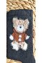 Furry Bear Detail Scented 4-Piece Women's Socks - 5