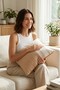 Elya Throw Pillow Cover Mustard 45X45