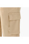 Solid Cargo Pants with Pockets - 5