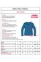 Men's Anthracite Melange Cotton Lycra Single Jersey Long Sleeve T-Shirt-D236 - 4