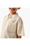 All-Over Print Shirt with Camp Collar and Short Sleeves - 4