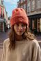 Women's Minimal Logo Winter Beanie - 4