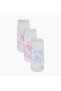 Stitch Print Ankle Length Socks - Set of 3