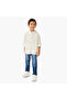 Solid Hooded Shirt with Pocket and Long Sleeves - 2
