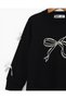 Girl's Wide-Legged Tracksuit with Bow Detail, Narrow Fit, Ages 4-10, Transitional 2-Piece Tracksuit Set, 2-Piece Set - 3