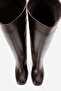Javen Brown Skin Genuine Leather Women's Thick Heeled Boots - 8