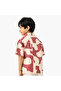 All-Over Print Camp Collar Shirt with Short Sleeves - 3
