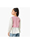Girls Peplum Top with Bow Accent - Cotton Blend - Long Sleeves - Round Neck - 3