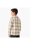 Boys Shirt with Checks - Cotton - Long Sleeves - 3