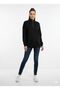 Half Zippered Inside Sh Fleece-Lined O Oversized Sweatshirt