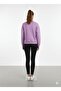 Half Zippered Inside Sh Fleece-Lined O Oversized Sweatshirt - 2
