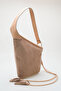 Women's Suede Asymmetrical Design Tassel Strap Elegant Shoulder Bag - 5