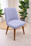 Oval Chair Cover Large Oval Kitchen Chair Cover Stretch Fabric Washable Stretch Elastic 1 Piece - 2