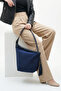 Women's Suede Asymmetrical Design Tassel Strap Elegant Shoulder Bag - 2