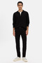 Relaxed Fit Siyah Kazak - 4