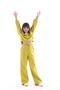 Organic Yellow Belted Spring Girls' Trousers
