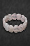 Large Stone Natural Pink Quartz Bracelet 341-2 - 2