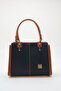 Women's Special Design Double Color Hand and Shoulder Bag