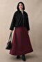 Short Cashmere Bomber Black Jacket - 4