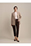 72239 Belted High Waist Trousers-Brown