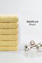 Yellow Greek Hand Towel - 50X90 Cm, 225 Gr, 100% Cotton, Spa and Hotel Towel - 6