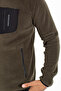 Polar Zippered Khaki Men's Outdoor Sweatshirt 6044-04 - 5