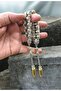 Silver Color Real Lead Zaza Rosary - 5