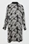 Plus Size Patterned Tunic Black - 3