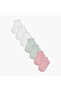 Baby Girls Socks Elasticated Hem - Set of 7