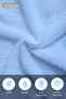 Blue Greek Hand Towel - 50X90 Cm, 225 Gr, 100% Cotton, Spa and Hotel Towel - 3
