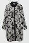 Plus Size Patterned Tunic Black