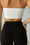 Interlock Fabric High Waist Shaping / Sculpting Sports Leggings Black - 3