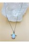 Certified Opal Natural Stone Angel Wing Detailed Necklace - 3