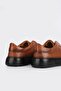 Brown 100% Leather Men's Casual Shoes - 3