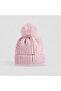 Girls Winter Beanie with Pom Pom Design - 3