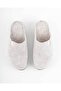Women's House Slippers Felt Textured Winter Closed Toe Non-Slip Sole Comfortable Daily Slippers Cream - 6