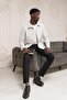 Regular Fit Shirt Collar Half Lined Side Pocket Spring Jacket - 2