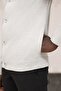 Regular Fit Shirt Collar Half Lined Side Pocket Spring Jacket - 6