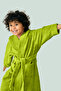 Kids Hooded Bathrobe | Monogrammed Letter 'B' | Soft Cotton Comfort - 4