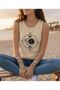 Sunflower Printed Women's Off-The-Shoulder Summer T-Shirt - 2