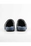 Men's House Slippers Plush Lined Winter Closed Toe Non-Slip Sole Daily Comfortable Sabo Slippers Navy Blue - 7