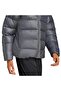 Men's Gray Coat Ess Sd Puf Jkt Jv7719 - 5