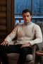 Men's Crew Neck Soft Textured Sweater - 3