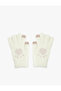 Paw Patterned Plush Gloves