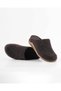 Women's House Slippers Felt Textured Winter Closed Toe Non-Slip Sole Comfortable Daily Slippers Brown